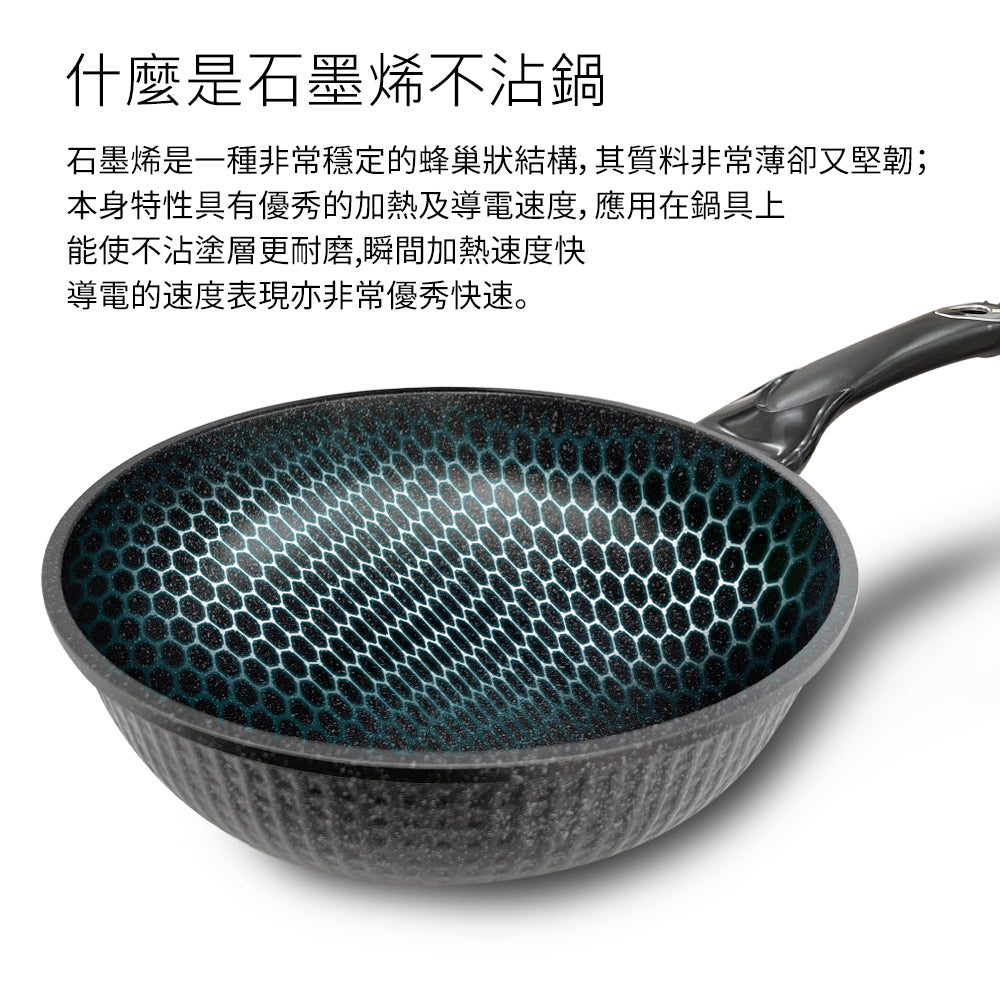 Le idea 樂德兒│PERFECT 理想牌 韓國 石墨烯 不沾 炒鍋 無蓋 韓國製造