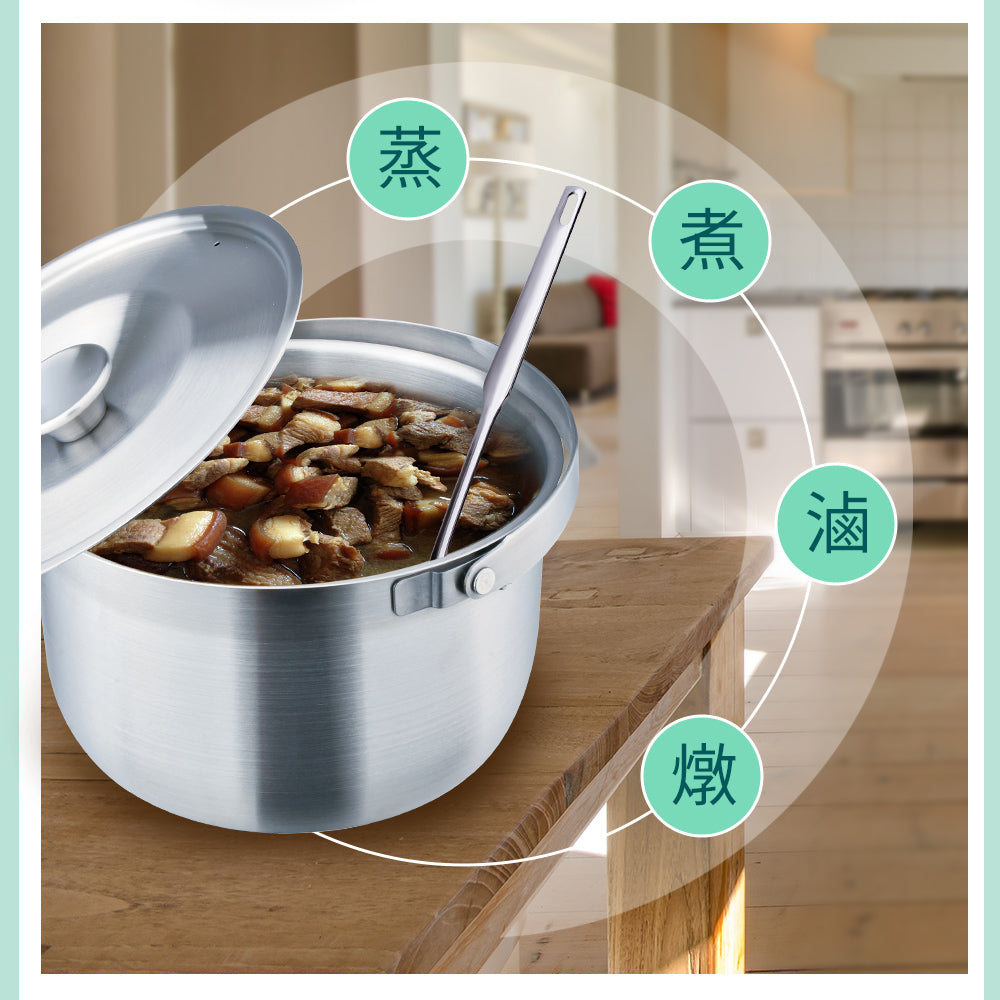 Le idea 樂德兒│PERFECT 理想牌 極緻 316不鏽鋼 可提式 料理鍋  調理鍋組  湯鍋 厚0.7mm 附蓋