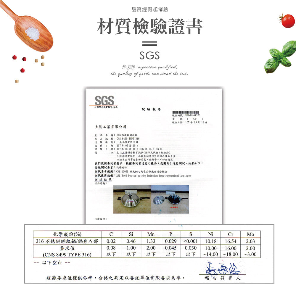 Le idea 樂德兒│PERFECT 理想牌 金緻 316不銹鋼 專利不沾炒鍋 附蓋