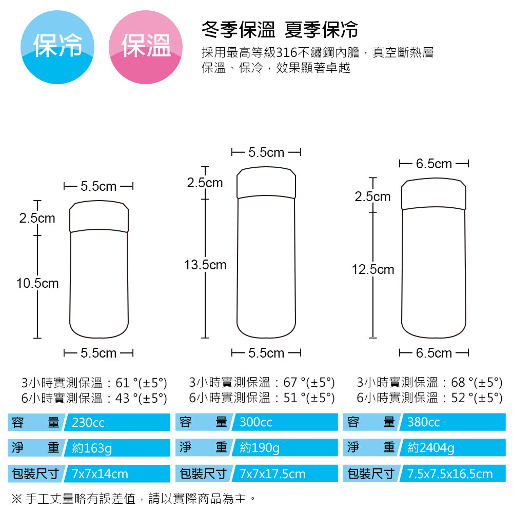 Le idea 樂德兒│CLARE 晶鑽 316不鏽鋼 真空全鋼杯 真空保溫杯