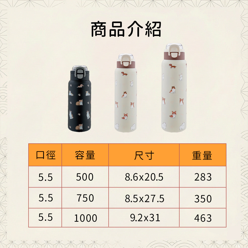 Le idea 樂德兒│ 316 不鏽鋼 彈跳 雙開蓋 保溫杯 隨身杯 陶瓷保溫瓶