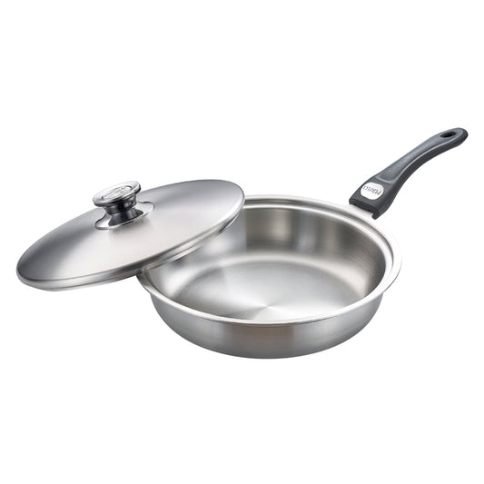 Le idea 樂德兒│PERFECT 理想牌 極緻 316不鏽鋼 七層 複合金 平底鍋 IH 附蓋