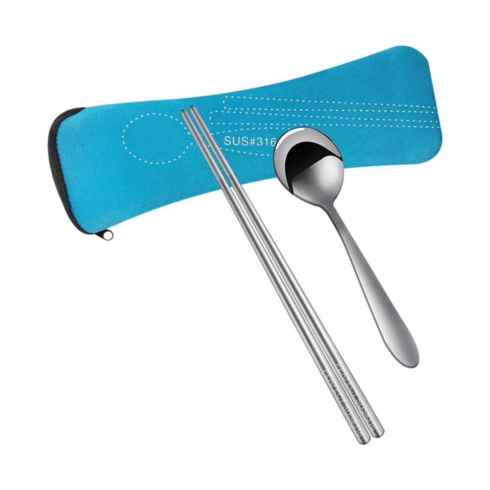 Le idea 樂德兒│PERFECT 理想牌 極緻 316不鏽鋼 隨身餐具組 筷子 湯匙 露營餐具組 環保餐具