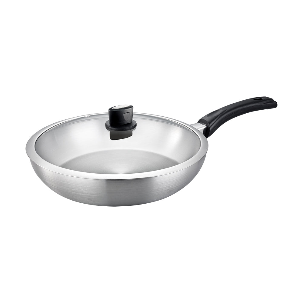 Le idea 樂德兒│PERFECT 理想牌 金緻 316不鏽鋼 七層 複合金 平底鍋 附蓋