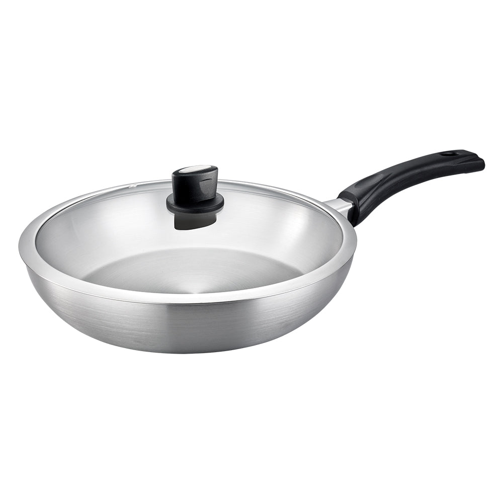 Le idea 樂德兒│PERFECT 理想牌 金緻 316不鏽鋼 七層 複合金 平底鍋 附蓋