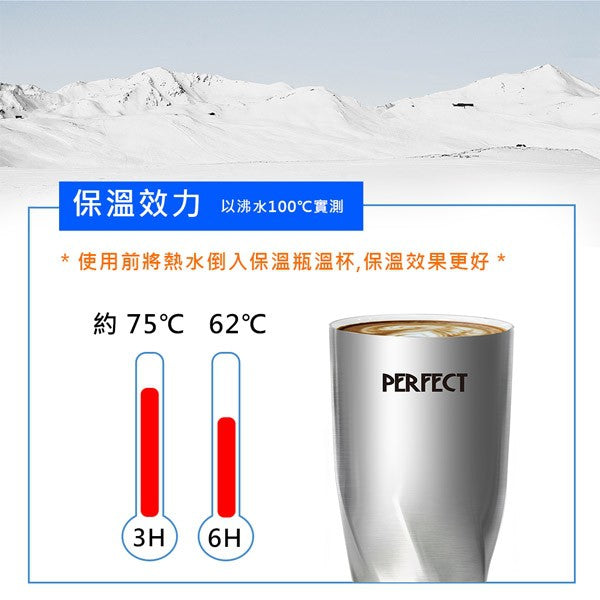 Le idea 樂德兒│PERFECT 理想牌 晶鑽 316不鏽鋼 陶瓷 冰霸杯 保溫杯 保溫瓶 杯蓋