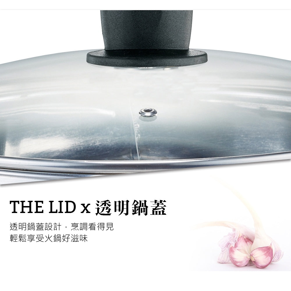 Le idea 樂德兒│PERFECT 理想牌  極緻 316不鏽鋼 鴛鴦鍋 雙耳湯鍋 火鍋 厚1.0mm 附蓋